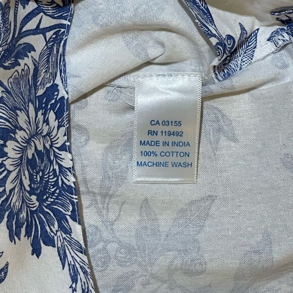 April Cornell Blue Floral Cottagecore Tote Bag • NWOT - Picture 3 of 6